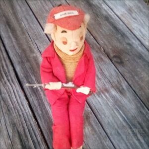 Vintage SHUR-Shot Hunter Figurine Mid Century Americana Cabin Decor